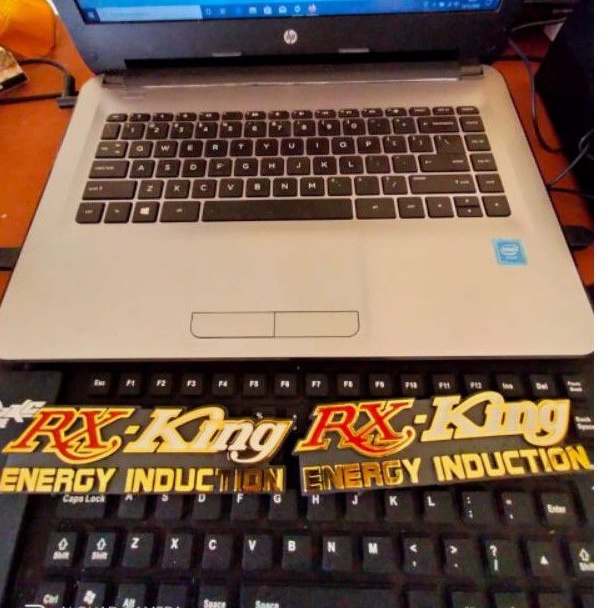 Emblem bok aki RX KING-logo emblem bok aki RX KING-sepasang logo emblem bok aki Yamaha RX KING