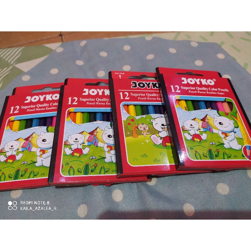 

Pensil Warna Joyko 12 Warna Ukuran kecil
