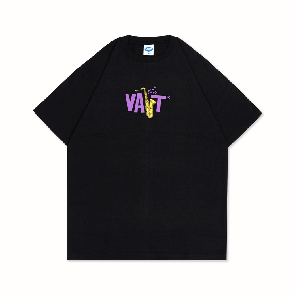 VAST Tshirt - Kaos Pria - JAZZY BLACK