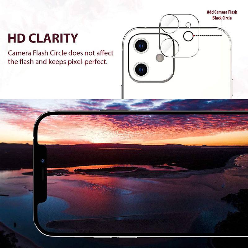 Pelindung Lensa Kamera Tempered Glass Untuk Iphone 11 12 Pro Max X Xs Xr 11 12 7 8 6 6s Plus Se