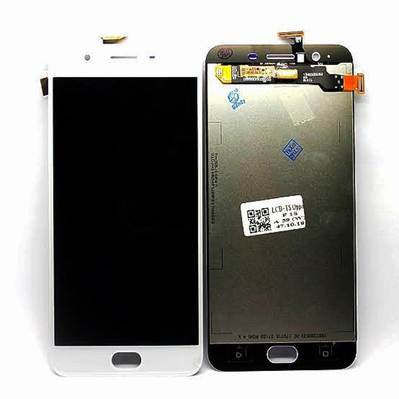 LCD TS Touchscreen Oppo F1s hitam - Putih