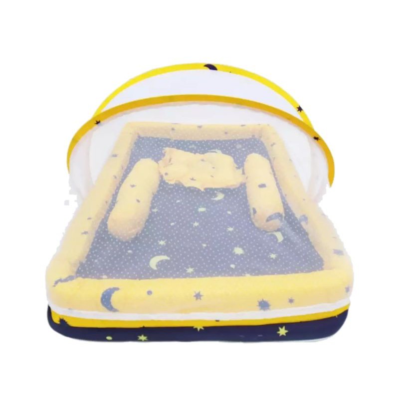 kasur bayi set kelambu bantal guling model kolam kombinasi
