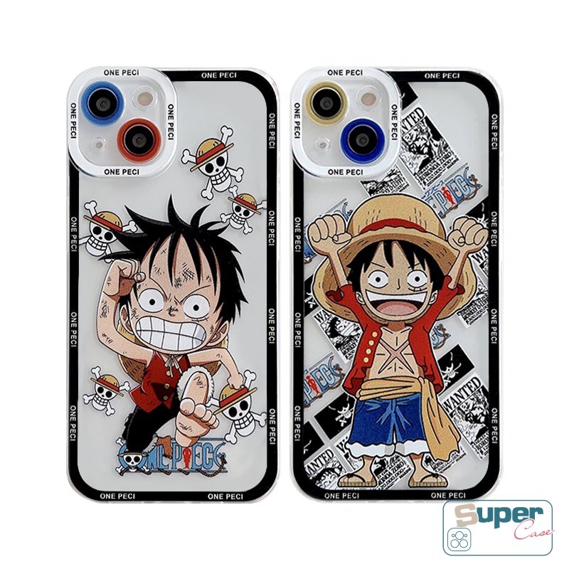 One Piece Case Vivo Y16 Y02s Y02 Y35 V25 E Y22 Y22s Y15s Y11 Y12 Y12i Y33S Y21 Y20 Y21S Y31 Y51 Y17 Y15 Y20s Y12s Y30 Y91 Y51A Y15A Y50 Y95 Y91C V21 V23 E Kartun Luffy Soft Cover