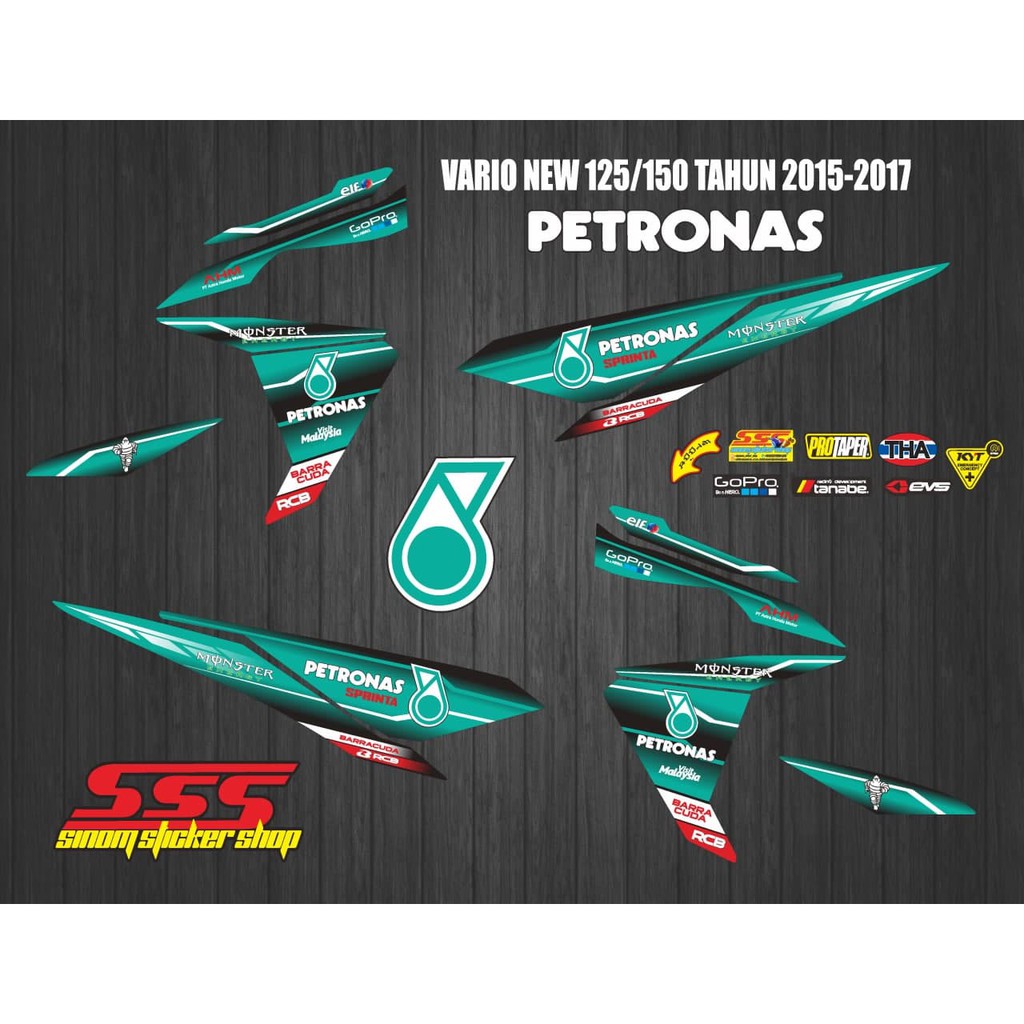 Striping Variasi Vario 125/150 Led Petronas