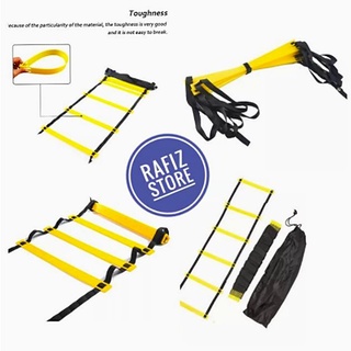 Agility Ladder 4,6,8 Meter /Tangga Tali Nilon Untuk Latihan Kecepatan / Kelincahan / Ketangkasan Ranchotion