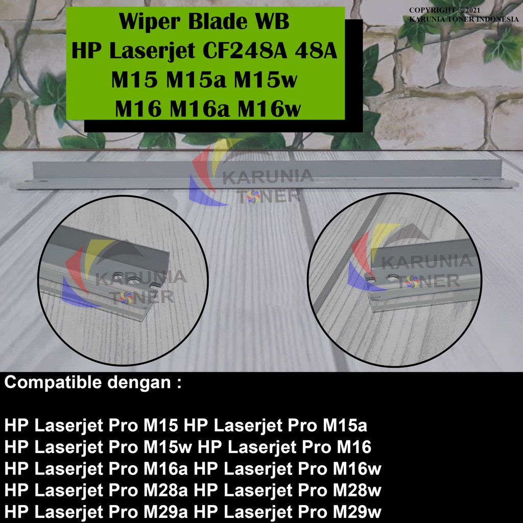 Wiper Cleaning Blade WB HP Laserjet CF248A 48A M15 M15a M15w M16 M16a