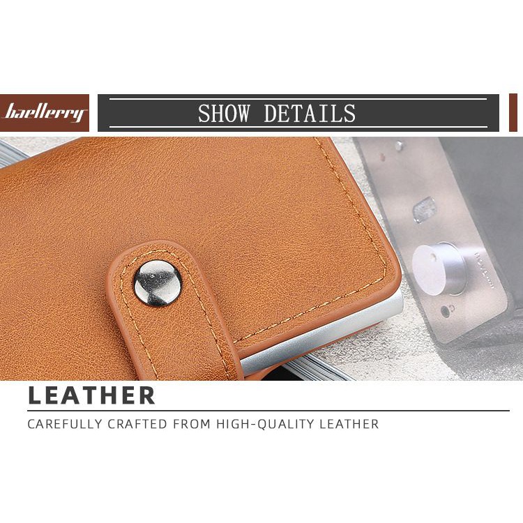 BAELLERRY K9122 Dompet Pria Bahan Kulit PU Leather Premium WATCHKITE WKOS