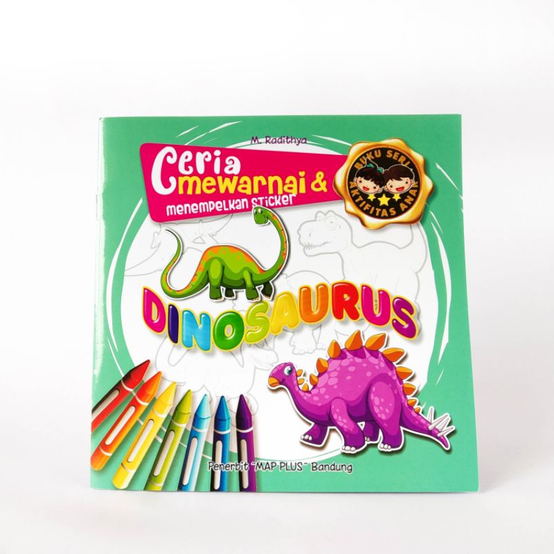 

BUKU CERIA MEWARNAI DINOSAURUS MAP PLUS