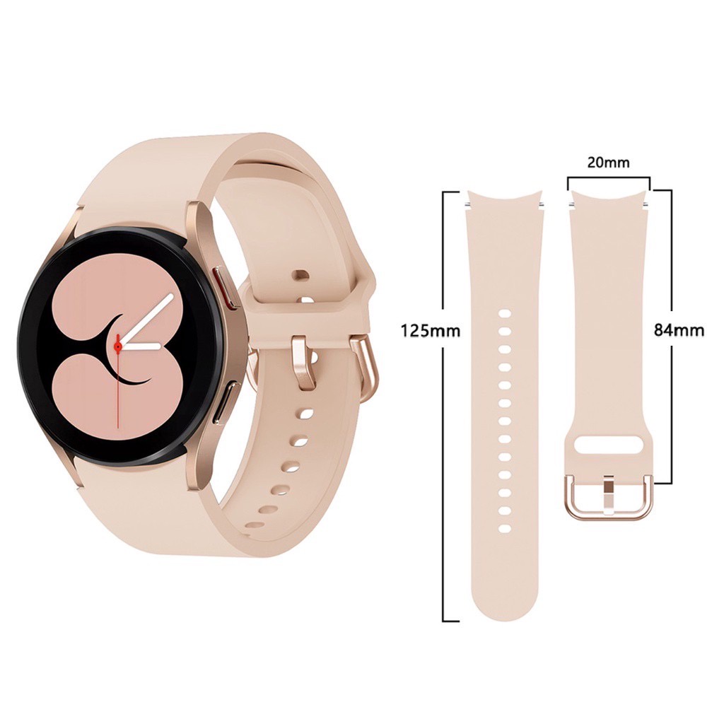 Tali Silicone Strap Samsung Galaxy WATCH 4 Band Sport 40/44/42/46MM