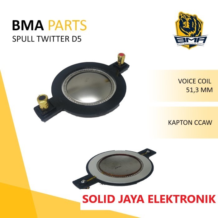 SPUL SPULL TWITTER TWITER BMA D5 D-5 D 5 RECONE KIT SPOL SPOOL ASLI