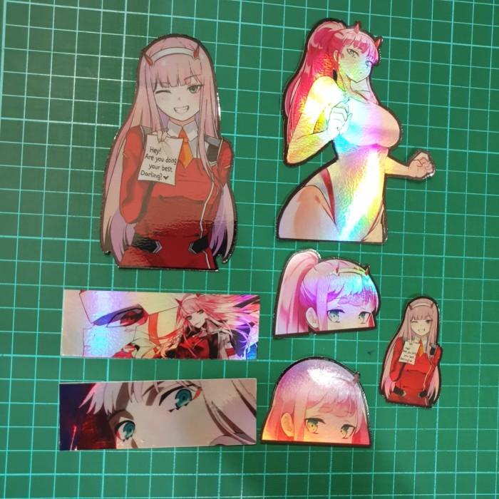 

Sticker Hologram Anime - Zero Two - 7pcs