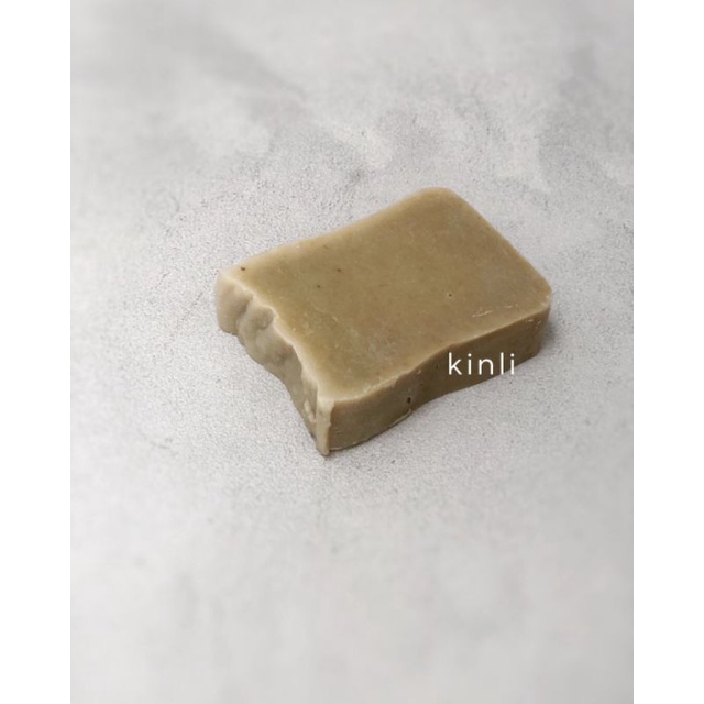 kinli natural soap bar sensitive skin vegan friendly plant based - binahong olive