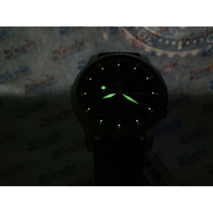 KUALITAS SUPER SEIKO 5 AUTOMATIC SNK805K2 GREEN DIAL & NYLON STRAP | JAM PRIA SNK805 