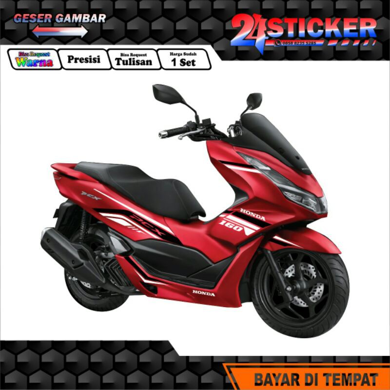 Stiker All New PCX 160 2021 M2 Cutting sticker Decal Striping Lis