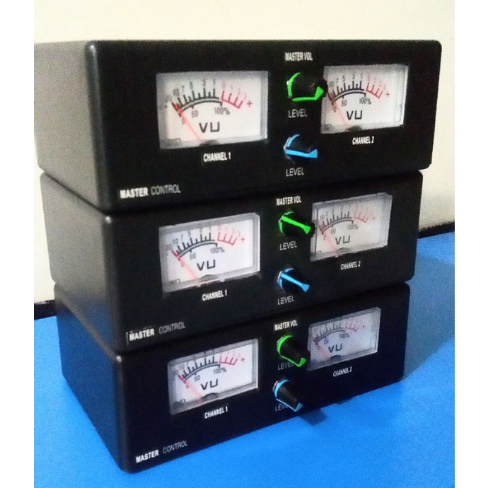 VU Meter Analog+Gain control stereo.