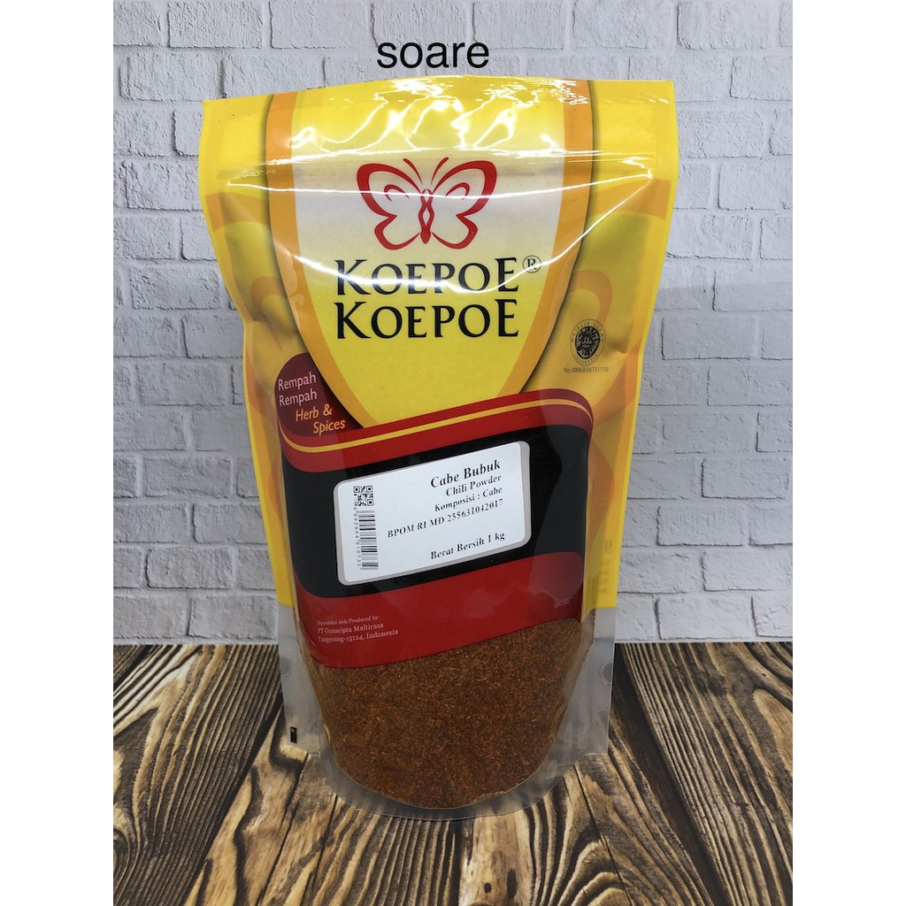 

Cabe Bubuk Koepoe-Koepoe 1kg