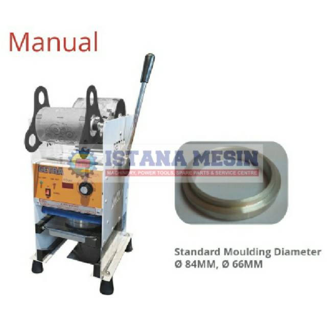 MESIN PENYEGEL GELAS 22OZ CUP SEALER GETRA ET D8S DIGITAL COUNTER CUP SEALER