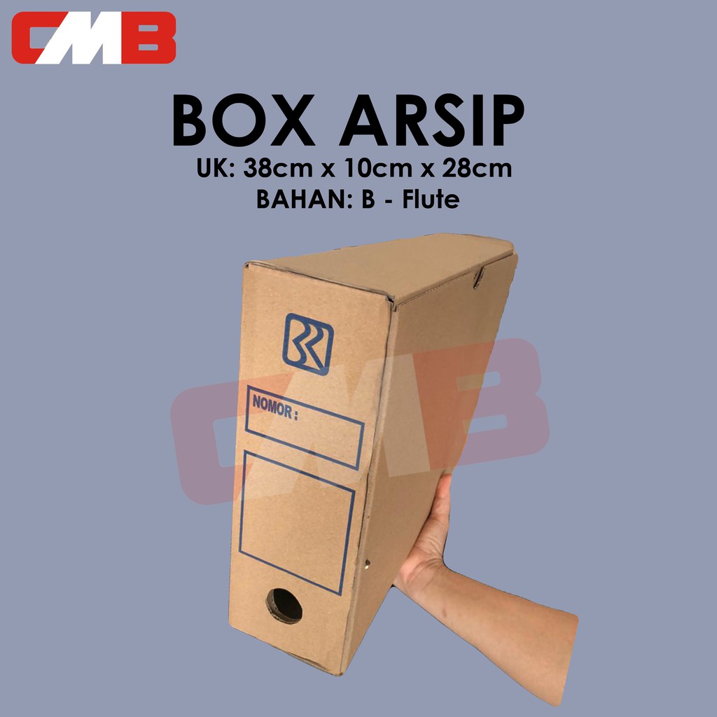 

kardus karton box arsip Uk. 38 x 10 x 28
