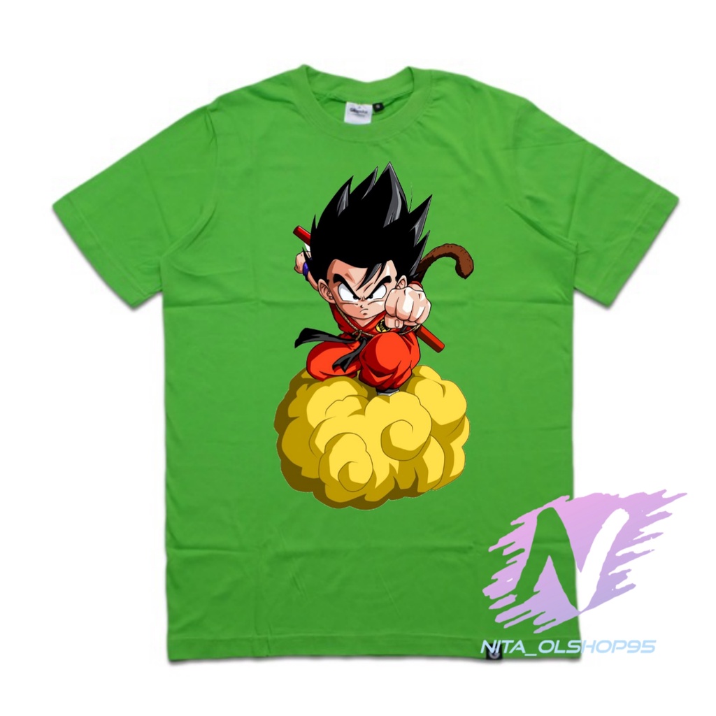 kaos anak dragon ball baju kaos goku awan kinton