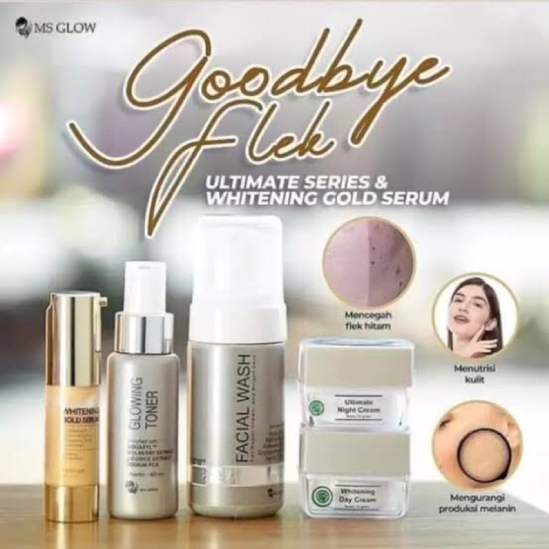 MS GLOW ULTIMATE PLUS SERUM WHITENING GOLD SERUM