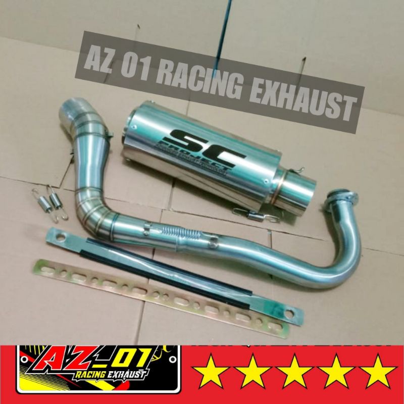 KNALPOT SC PROJECT BEAT FI BEAT KARBU SCOOPY FI SCOOPY VARIO110 KNALPOT RACING SC PROJECT