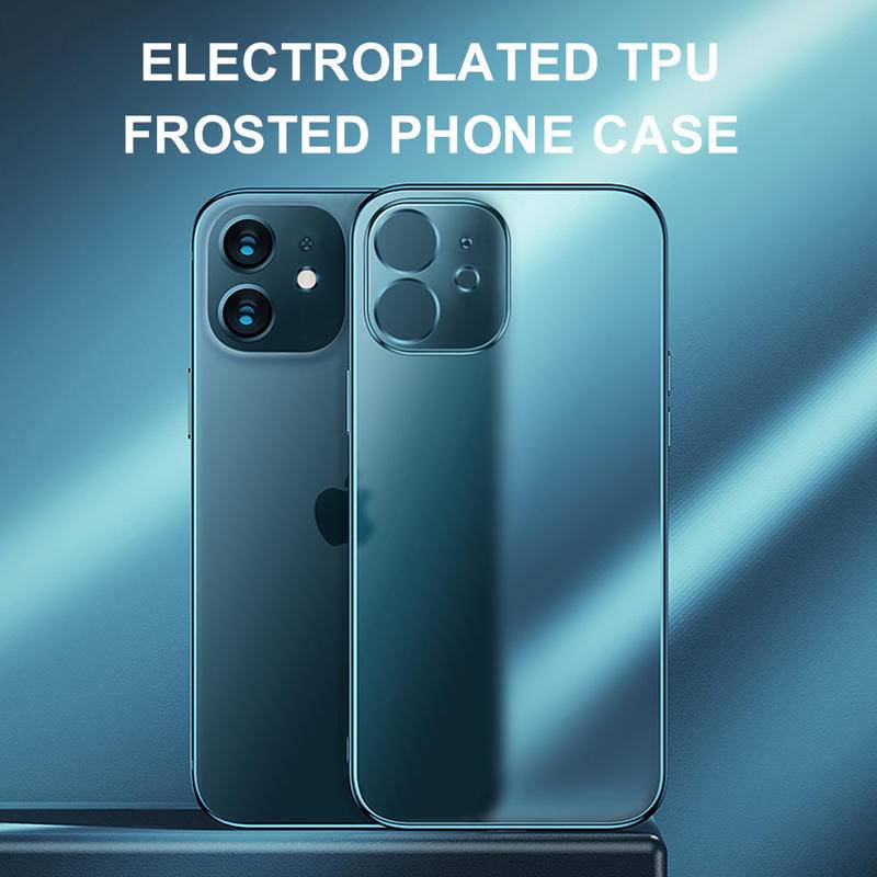 Soft Case Silikon Transparan Frame Kotak Cover iPhone 13 12 11 Pro MAX Mini X XS MAX XR SE 2022 2020 6 6S 7 8 Plus