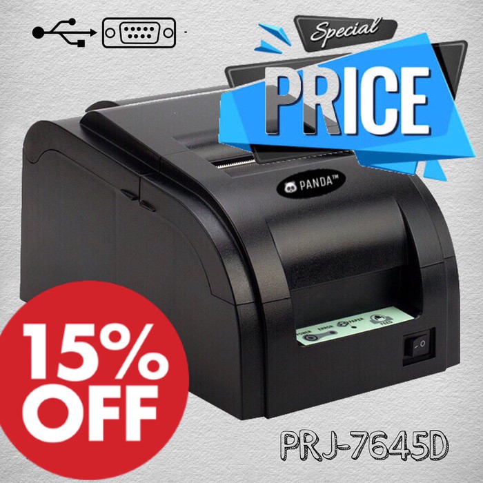 Printer Kasir Dotmatrix 76mm PANDA PRJ-7645D (USB+Serial)