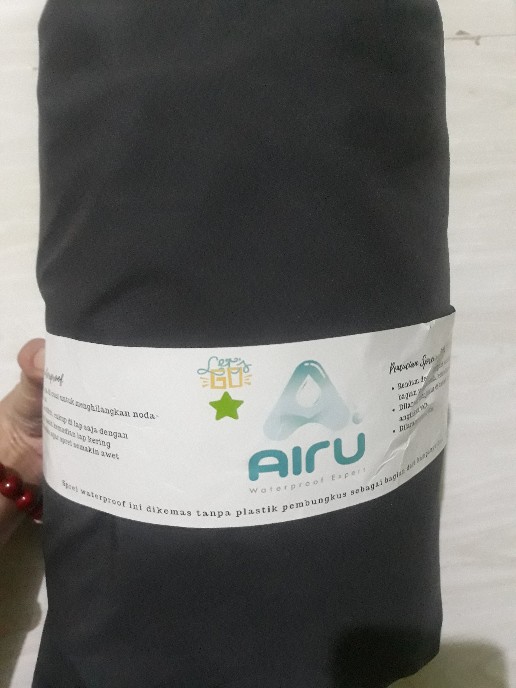 (180 X 200) Seprai Waterproof Airu King Size | Kasur No.  1 | Seprai Anti Ompol