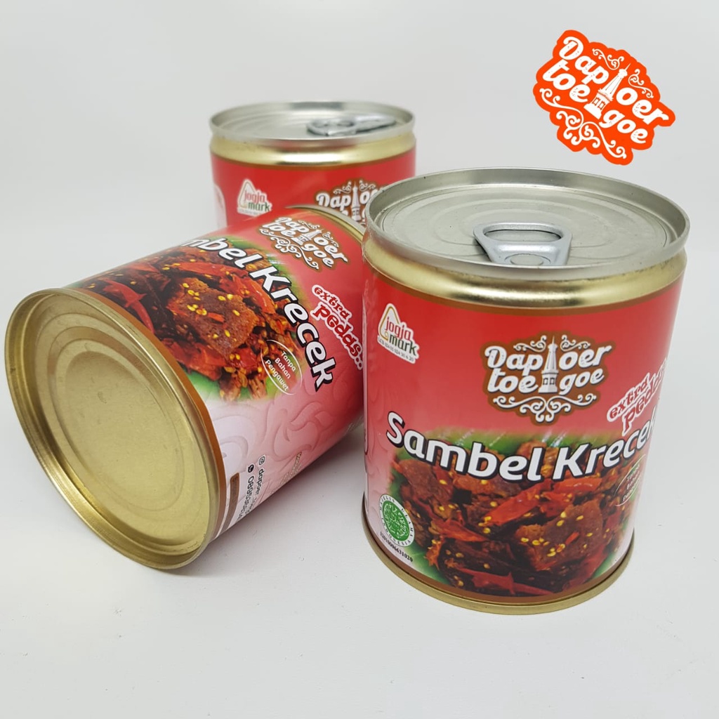 

Sambel Krecek Extra Pedas Dapoer Toegoe PREMIUM kemasan kaleng JOGJA