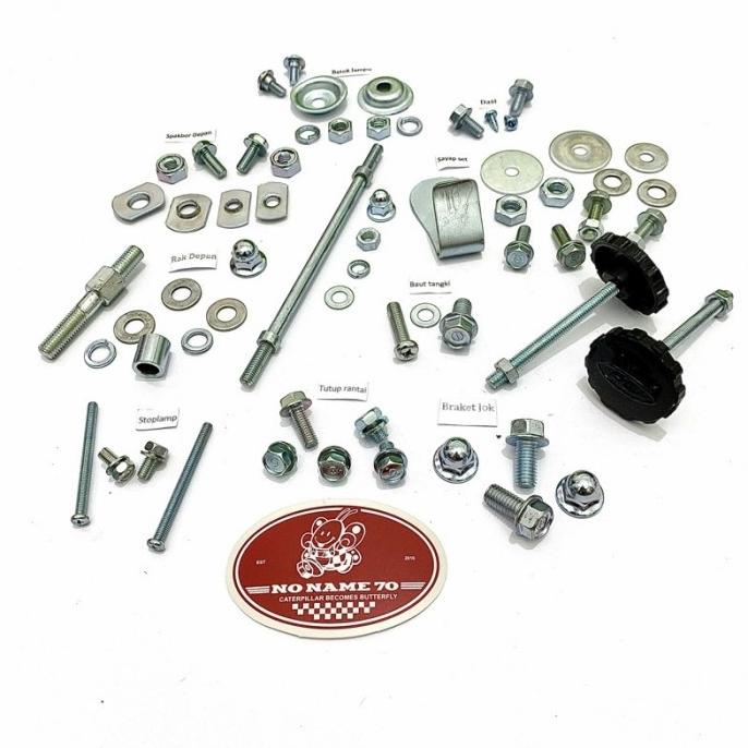 baut baud body fullset honda c70 detail original nonamec70 Diminati Banget