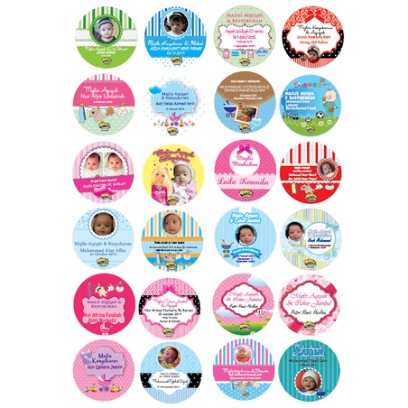 

Sticker Aqiqah dan Label Jualan UKM