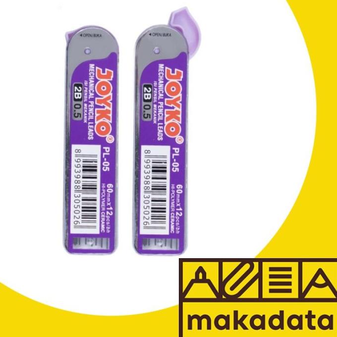 

><><><] ISI PENSIL MEKANIK JOYKO 2B | REFILL PENSIL MEKANIK 2B PL-05