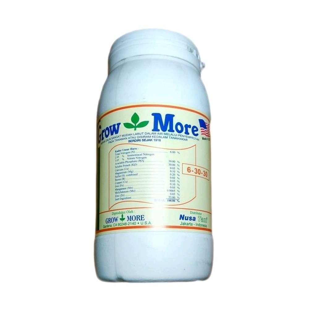 

TERLARIS! pupuk npk GROWMORE bunga&buah 6-30-30 454gr