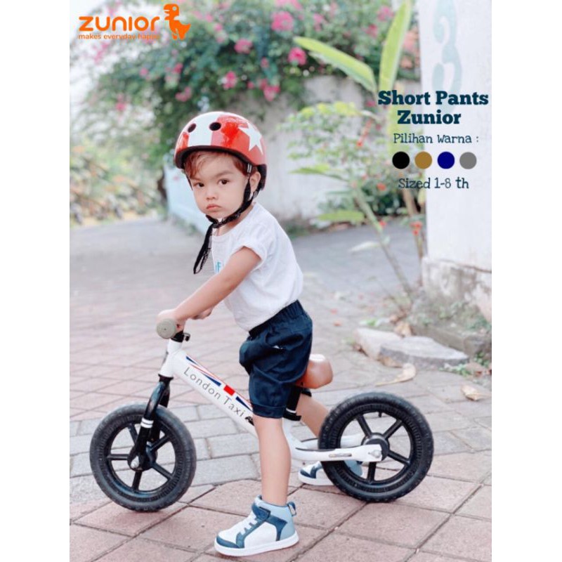 Celana Pendek Anak Premium Zunior Navy 1-9 Tahun