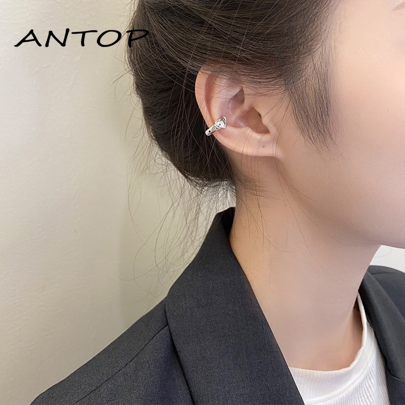 Klip telinga anting-anting cinta Korea Aksesoris Fashion ANTOP