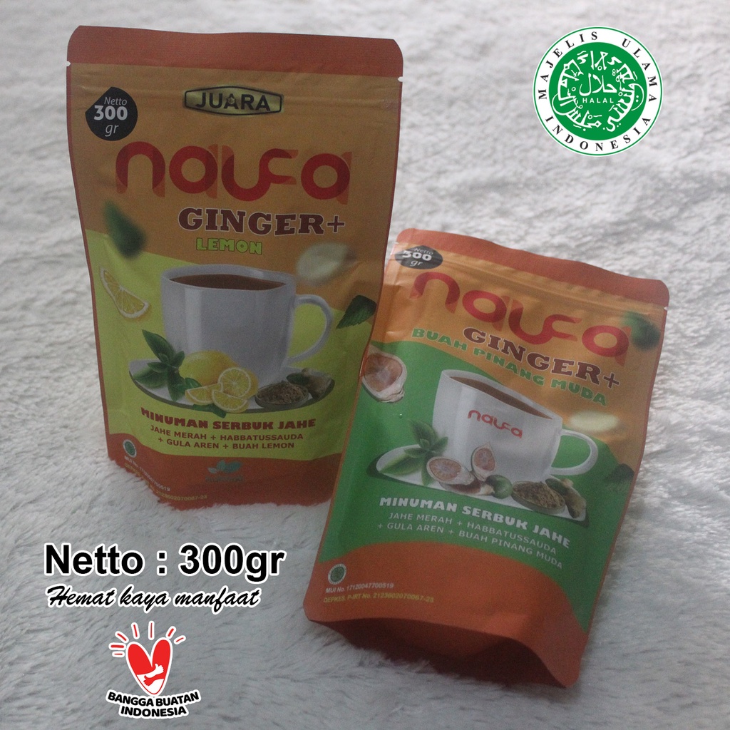 

Jahe Merah Bubuk Gula Aren Habbatussauda 300gr Red Ginger Rasa Lemon dan Pinang Muda Segar Menyehatkan