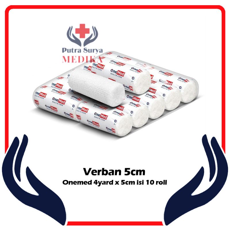 Kasa Verban Gulung 5cm | Kassa Kain Perban Pembalut Onemed