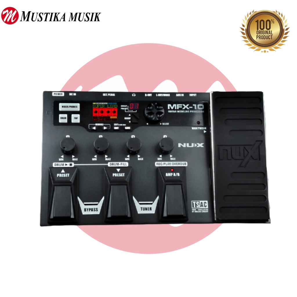 Effect NUX MFX 10-Guitar Modeling Processor