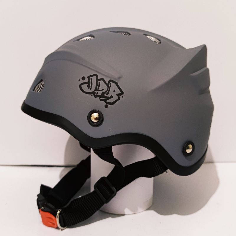 Helm Sepeda MTB Seli Roadbike JPR bike skate 02 solid Dark grey doff by JPX helmet
