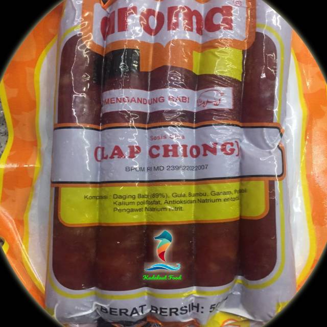 

(Tersedia HARGA GROSIR❗)Aroma Pork Sausage (Lapchiong manis); Vaccum Pack 500 gr
