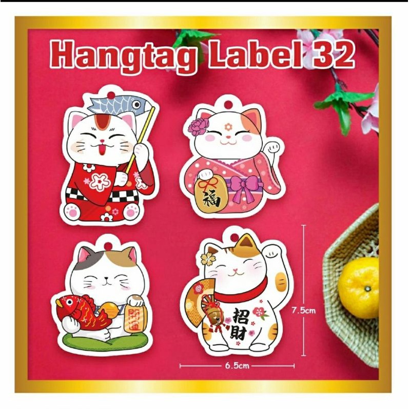 

Hang Tag Imlek Label Gift Tag Lunar CNY Chinese New Year