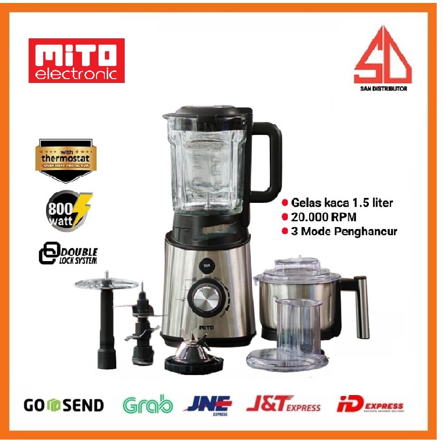 MITO BL 100 Blender dan Food Processor ORI BERGARANSI