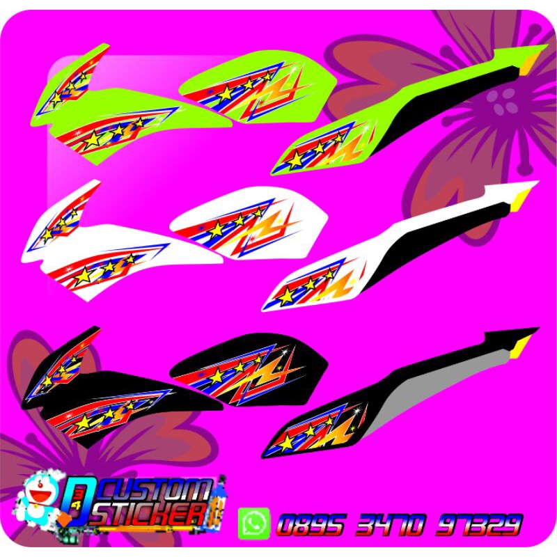 striping vijar siluman striping vixion siluman