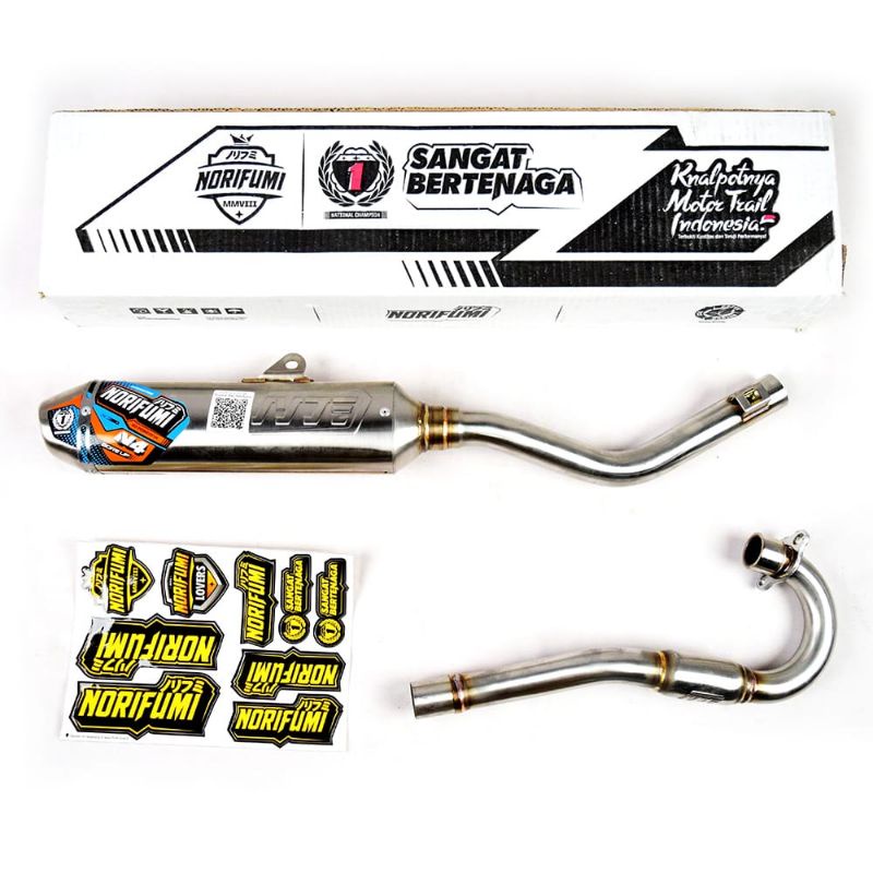 Knalpot Kenalpot Original Norifumi N4 Bore Up Stainless CRF 150