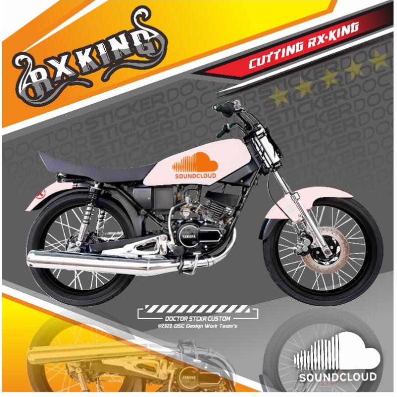 Striping Rx king Sticker RX king stiker cutting tangki Rx king Soundcloud new