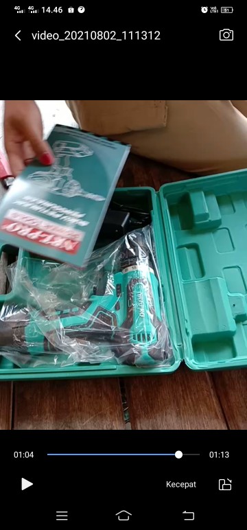 Nrt 330 / Cordless Nrt Pro Dc 330 Hd 12v / Mesin Bor Baterai Nrt 12 V 10mm