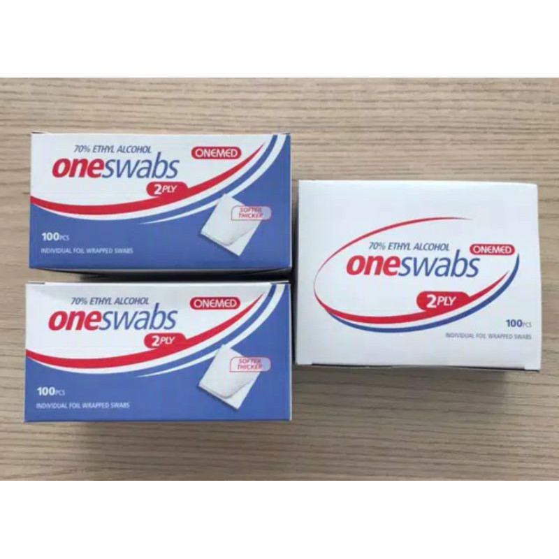 100 lembar TISSUE ALKOHOL SWABS ONEMED