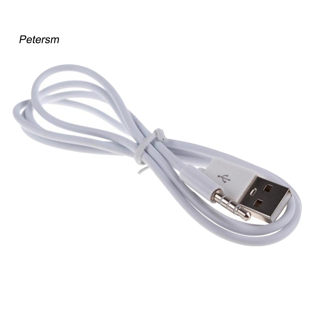 (Pt) Kabel Audio Aux 3.5mm Usb 2.0 Male Untuk Mp3 / 4 Vc591 P12