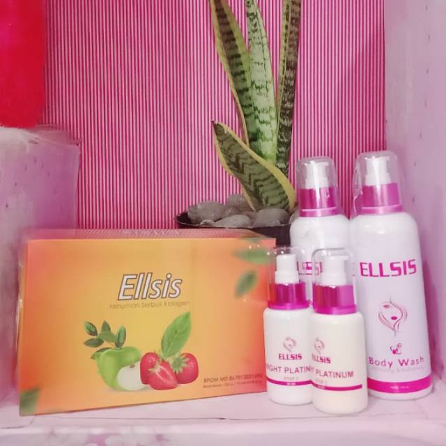 PAKET GARANSI LOTION+SUPLEMEN ELLSIs/ serbuk colagen