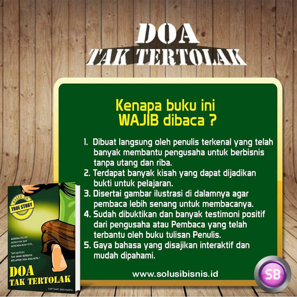 Buku Doa Tak Tertolak Billionaire Store Original Shopee Indonesia